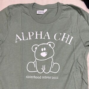 Alpha Chi Omega Green T-Shirt